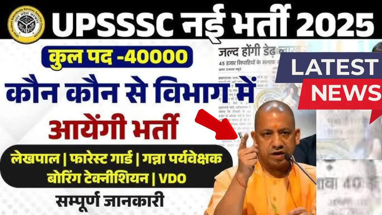 UPSSSC New Vacancy 2025