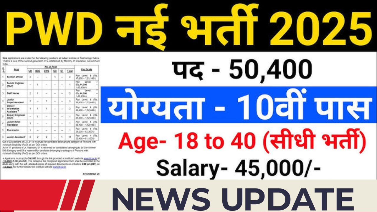 PWD-new vacancy